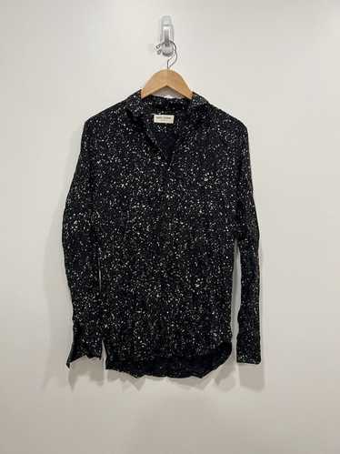 Saint Laurent Paris Paint splatter shirt