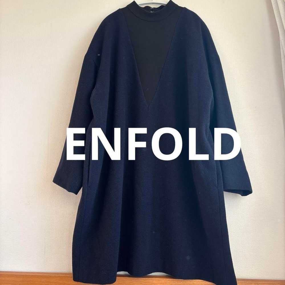 ☆ENFOLD Dress Tunic Loose Fit Size 38 - image 1