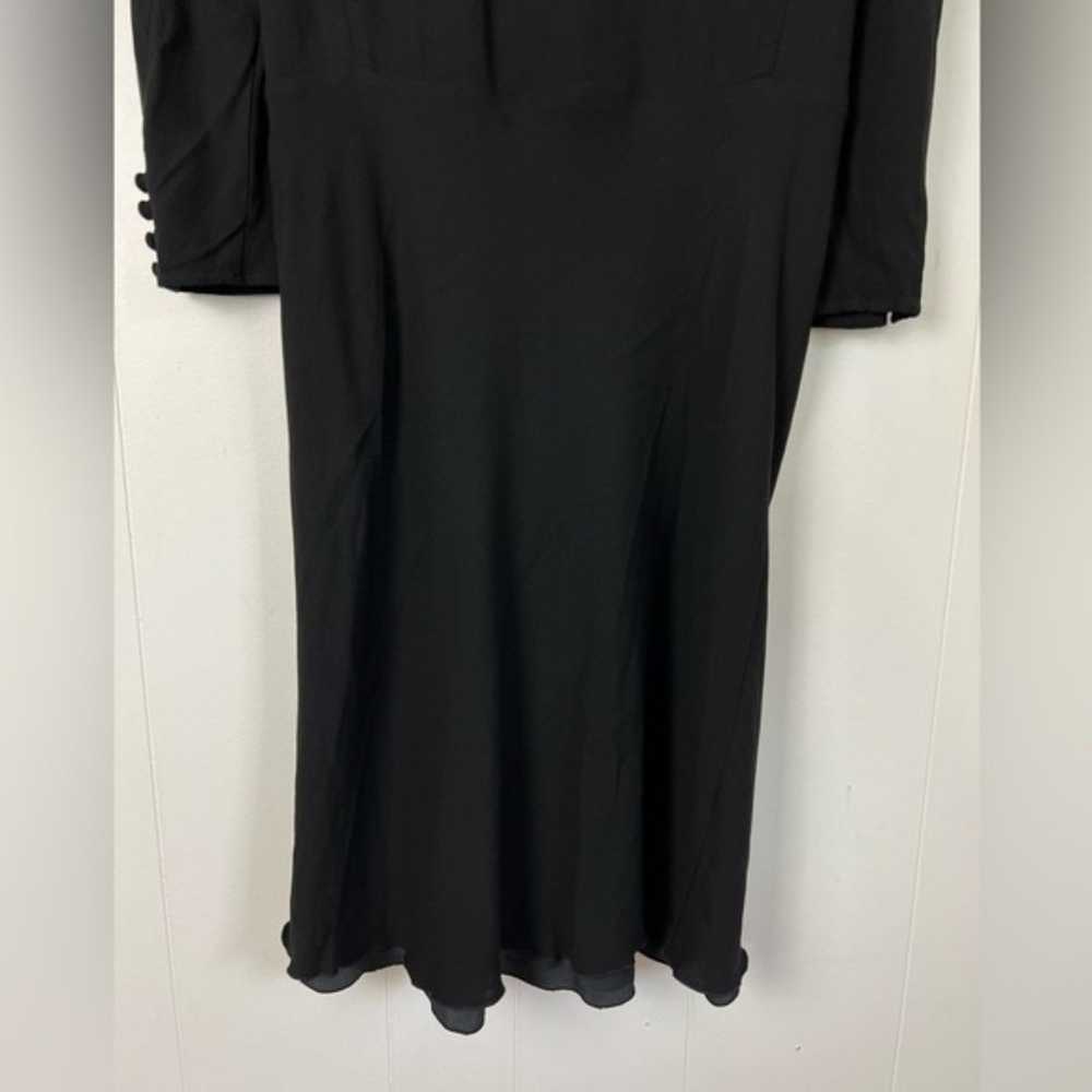 Vintage Valentino Black 100% Viscose Long Sleeve … - image 8