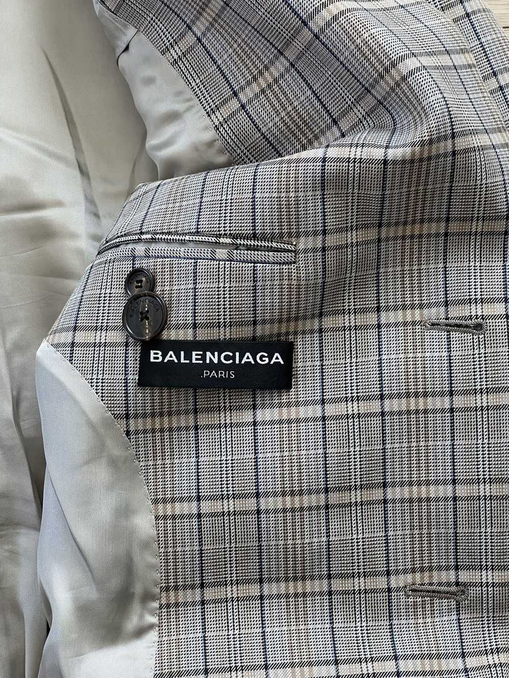 Balenciaga SS/17 Balenciaga Plaid Trench Coat - image 11