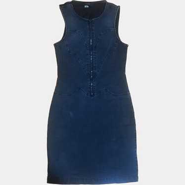 Diesel Dark gray denim mini dress