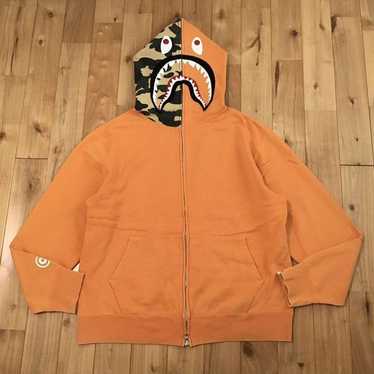 Bape × Nigo 2006 BAPE camo Shark full zip hoodie … - image 1