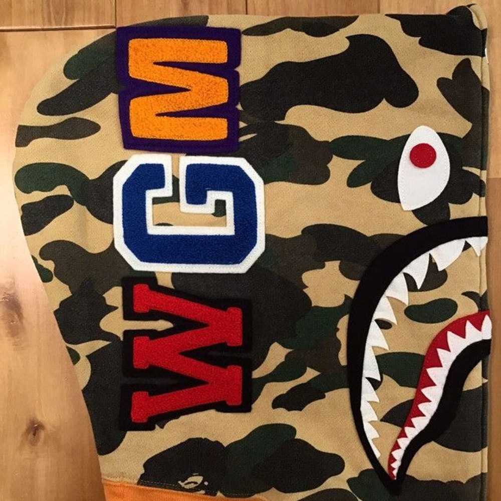 Bape × Nigo 2006 BAPE camo Shark full zip hoodie … - image 4