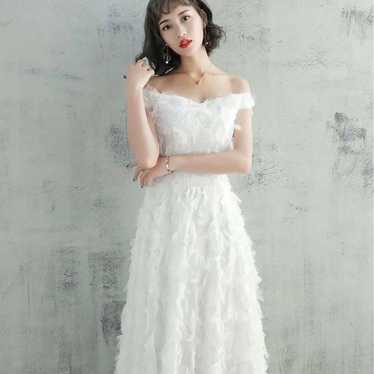 Jarlo deals Talia Lace Off Shoulder Dress