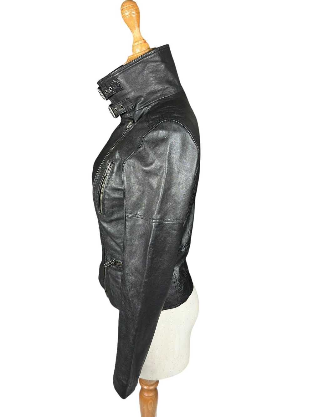 Leather Jacket × Muubaa Muubaa Nobel Midnight Bla… - image 10