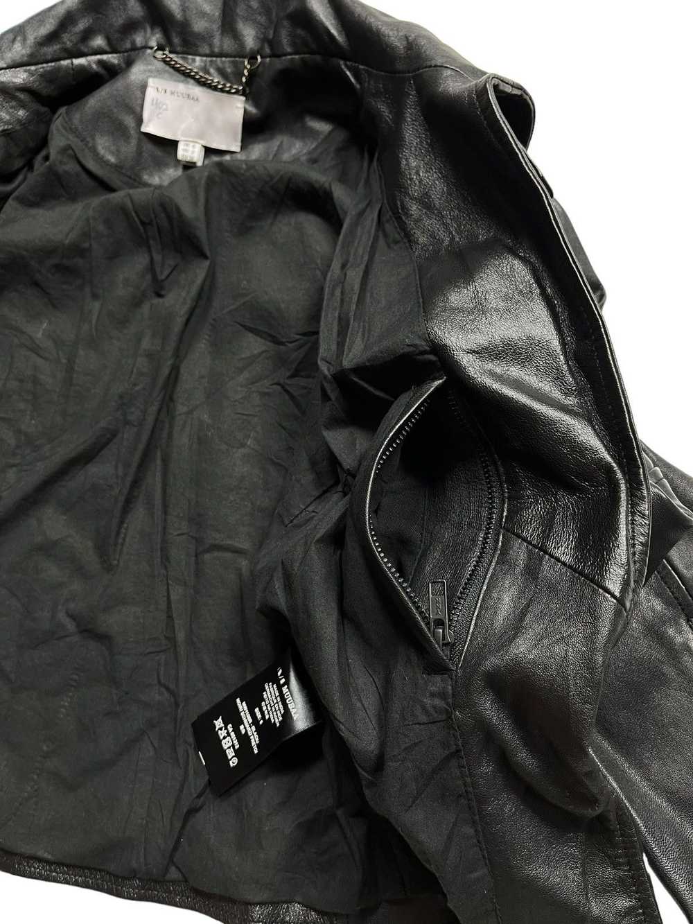 Leather Jacket × Muubaa Muubaa Nobel Midnight Bla… - image 7