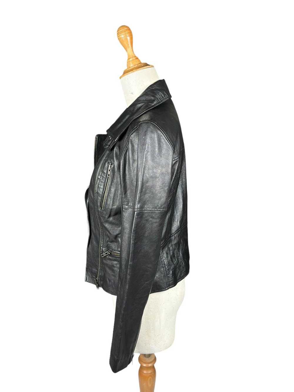 Leather Jacket × Muubaa Muubaa Nobel Midnight Bla… - image 8