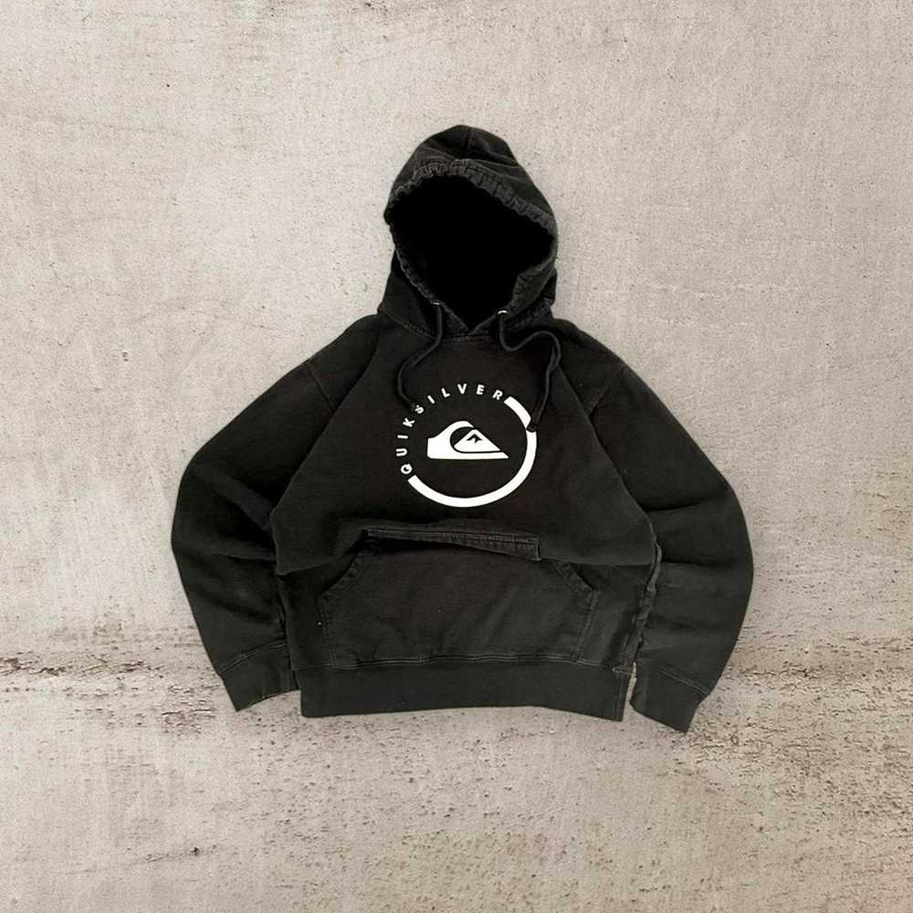 Quiksilver Vintage baggy quiksilver surf hoodie - image 2