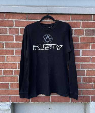 Rusty Y2k Men's Rusty Thermal Surf Skate Black Lon