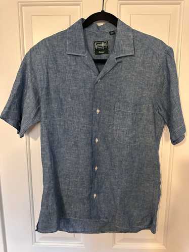 Gitman Bros. Vintage Camp Collar Linen Chambray - 