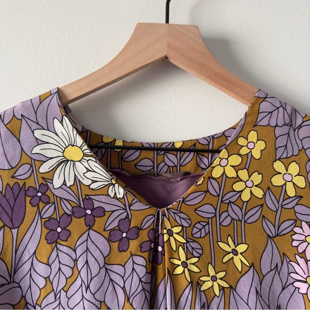 Max Mara MaxMara Weekend Silk Floral Short Sleeve… - image 3