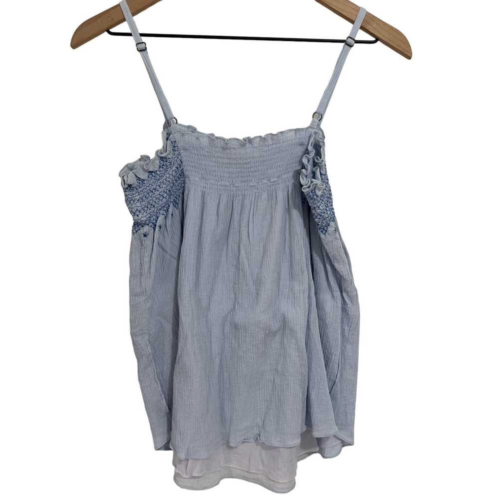 Rebecca Taylor Rebecca Taylor Baby Blue Smocked T… - image 5