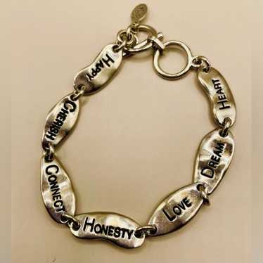 Cookie Lee virtue bracelet. Vintage. Inspirational