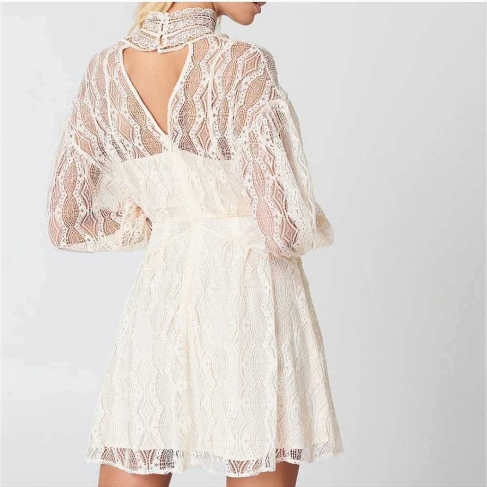 Free People Bittersweet Victorian Size 4 Cream La… - image 7