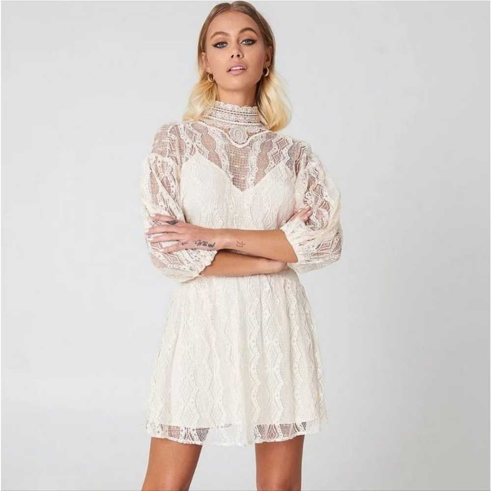 Free People Bittersweet Victorian Size 4 Cream La… - image 8