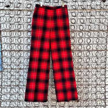 Pendleton Vintage Pendleton tartan plaid slack tr… - image 1