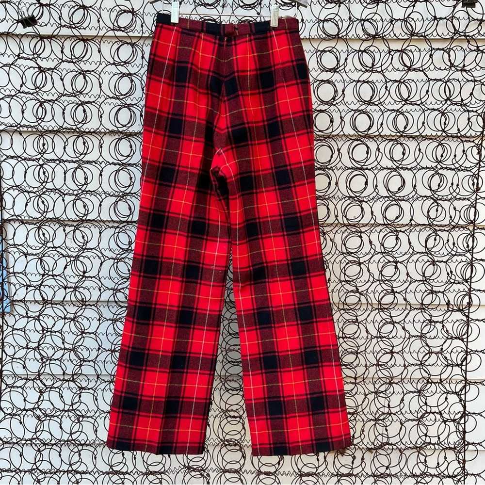 Pendleton Vintage Pendleton tartan plaid slack tr… - image 2