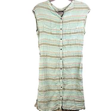 Prana prAna Mint Plaid Shirt Dress Size Small