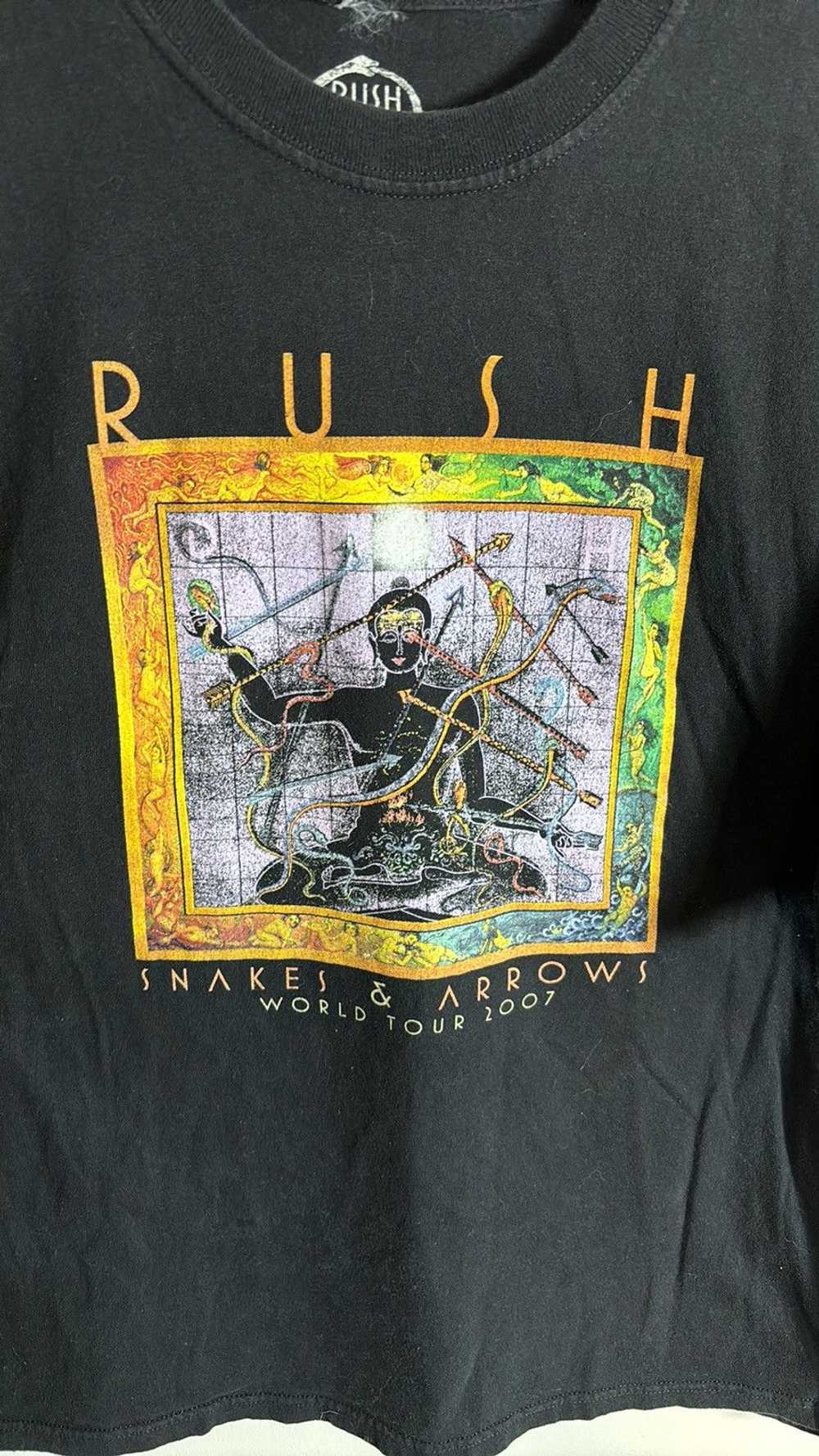 Band Tees × Vintage Rush Snakes & Arrows Tour Shi… - image 2