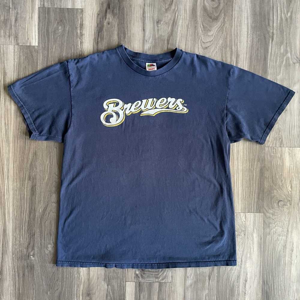 MLB × Vintage Vintage Milwaukee Brewers T-Shirt S… - image 1