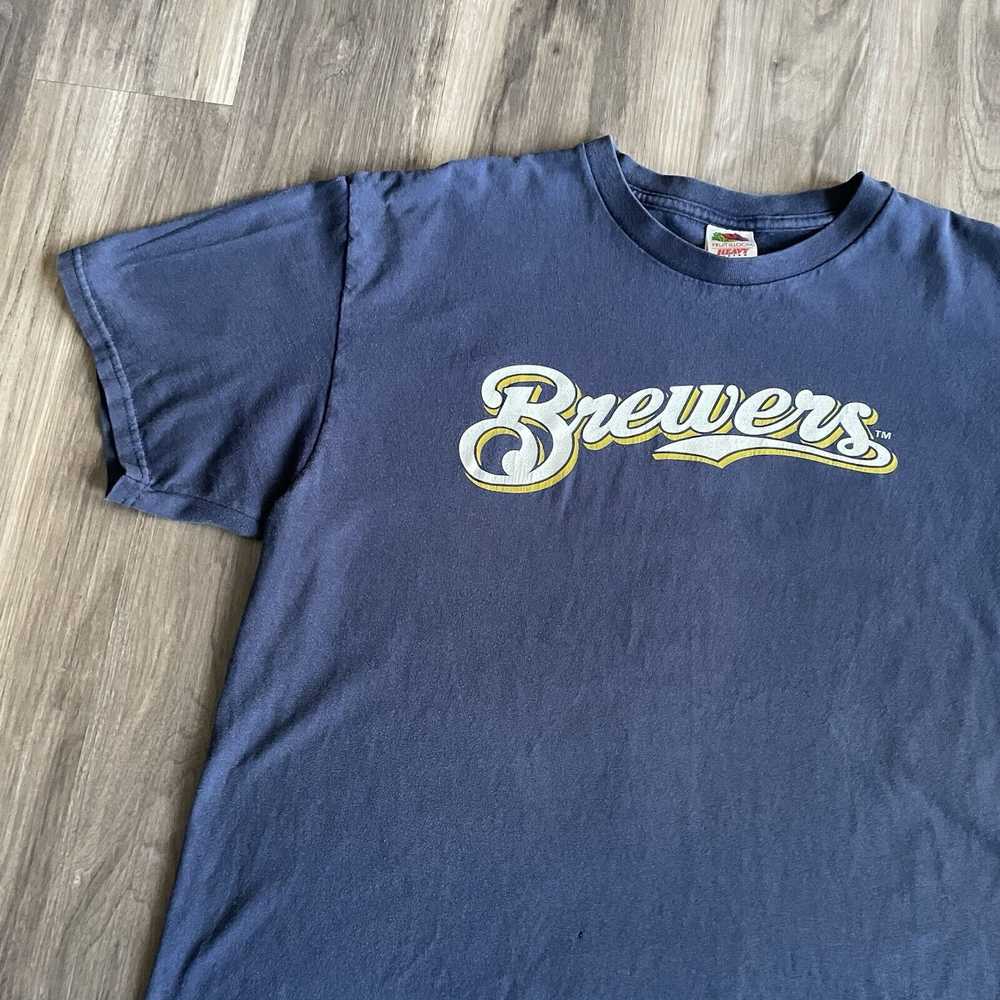 MLB × Vintage Vintage Milwaukee Brewers T-Shirt S… - image 2