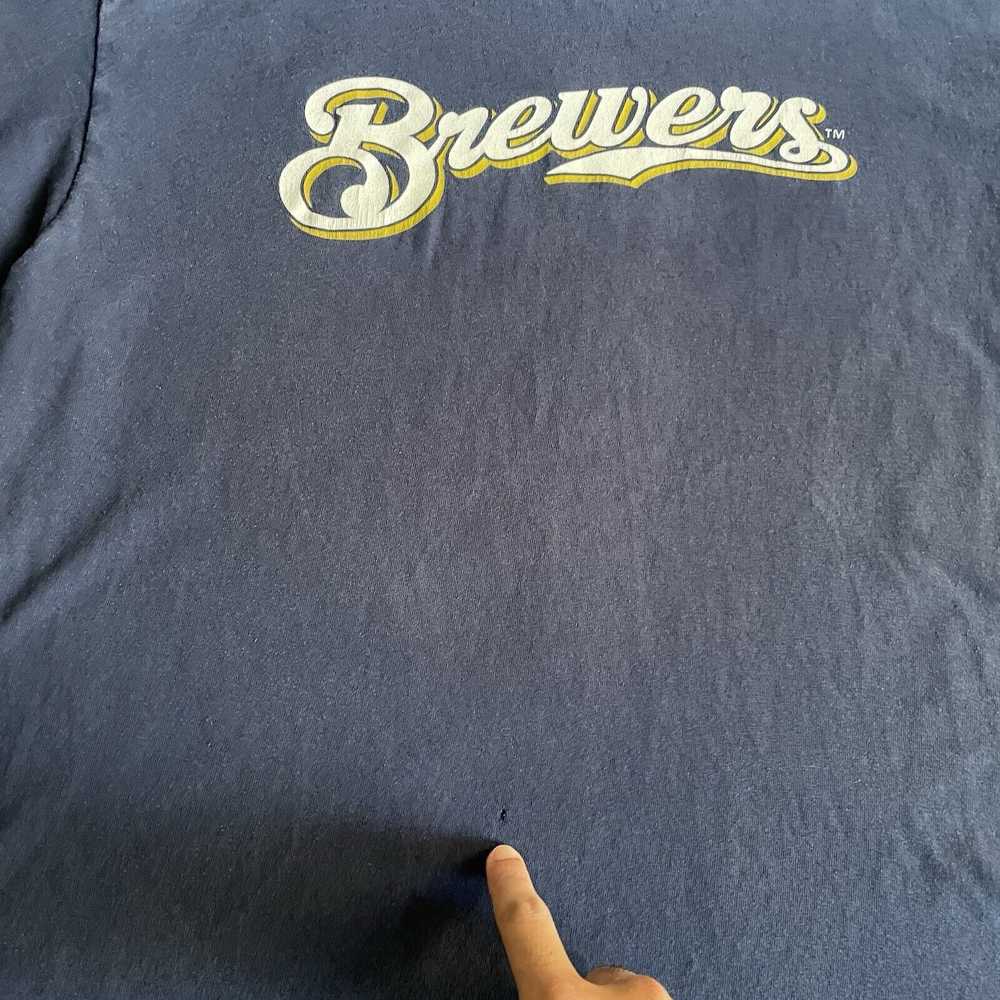 MLB × Vintage Vintage Milwaukee Brewers T-Shirt S… - image 3