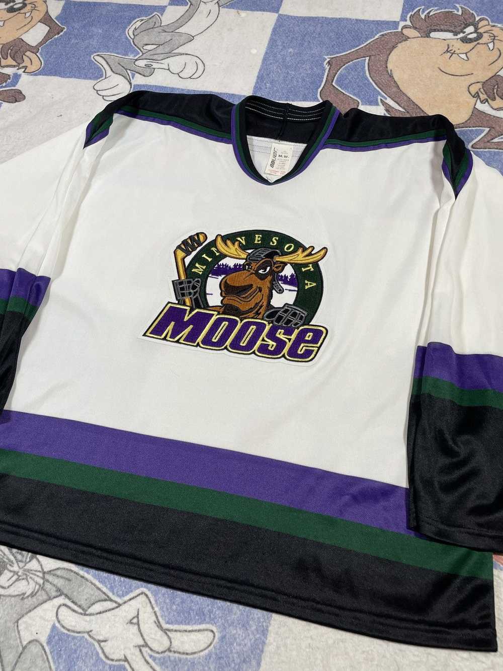 NHL × Vintage Vintage Minnesota moose jersey - image 2