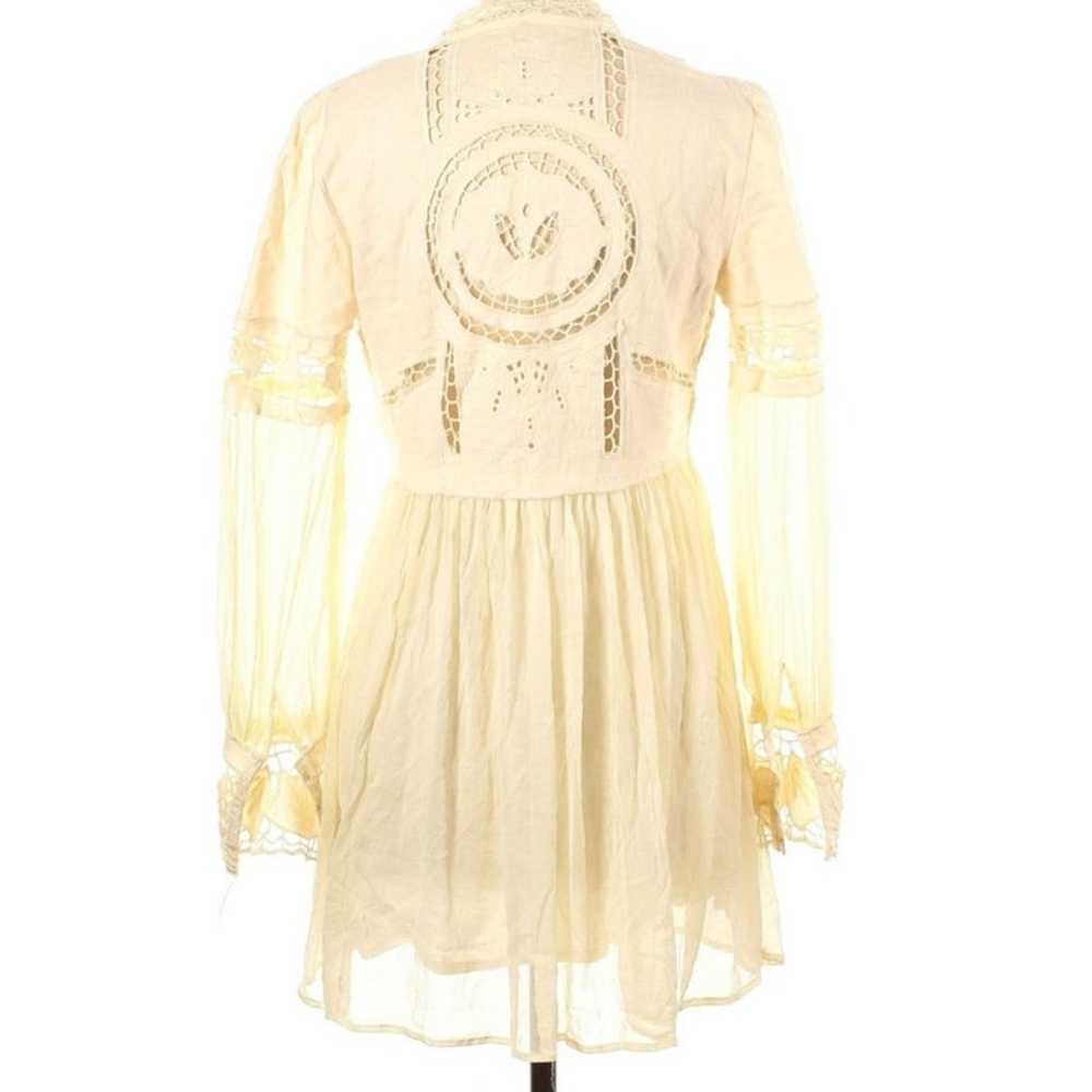 Free People Dreamland Mixed Media Size 4 Dress - image 3