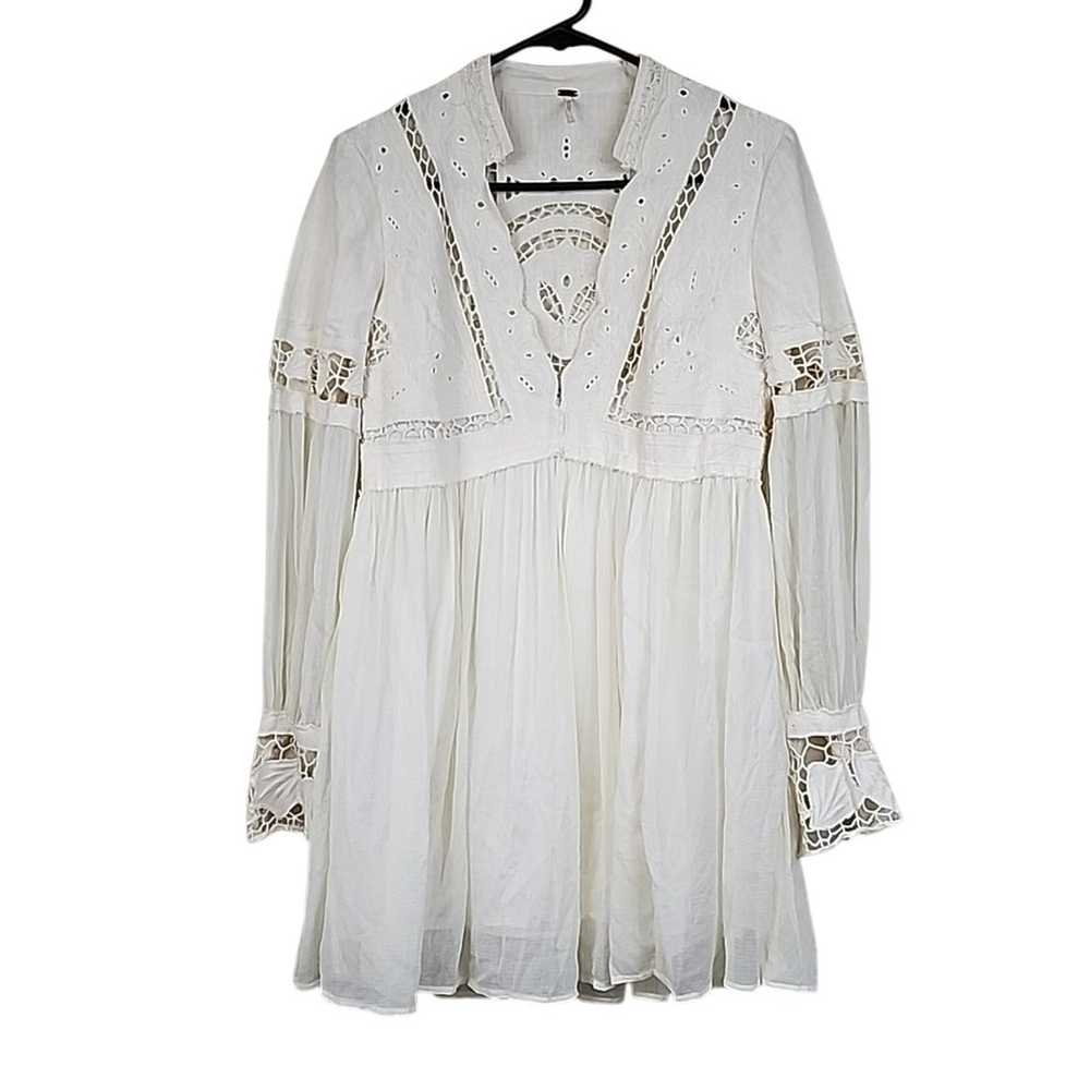 Free People Dreamland Mixed Media Size 4 Dress - image 8