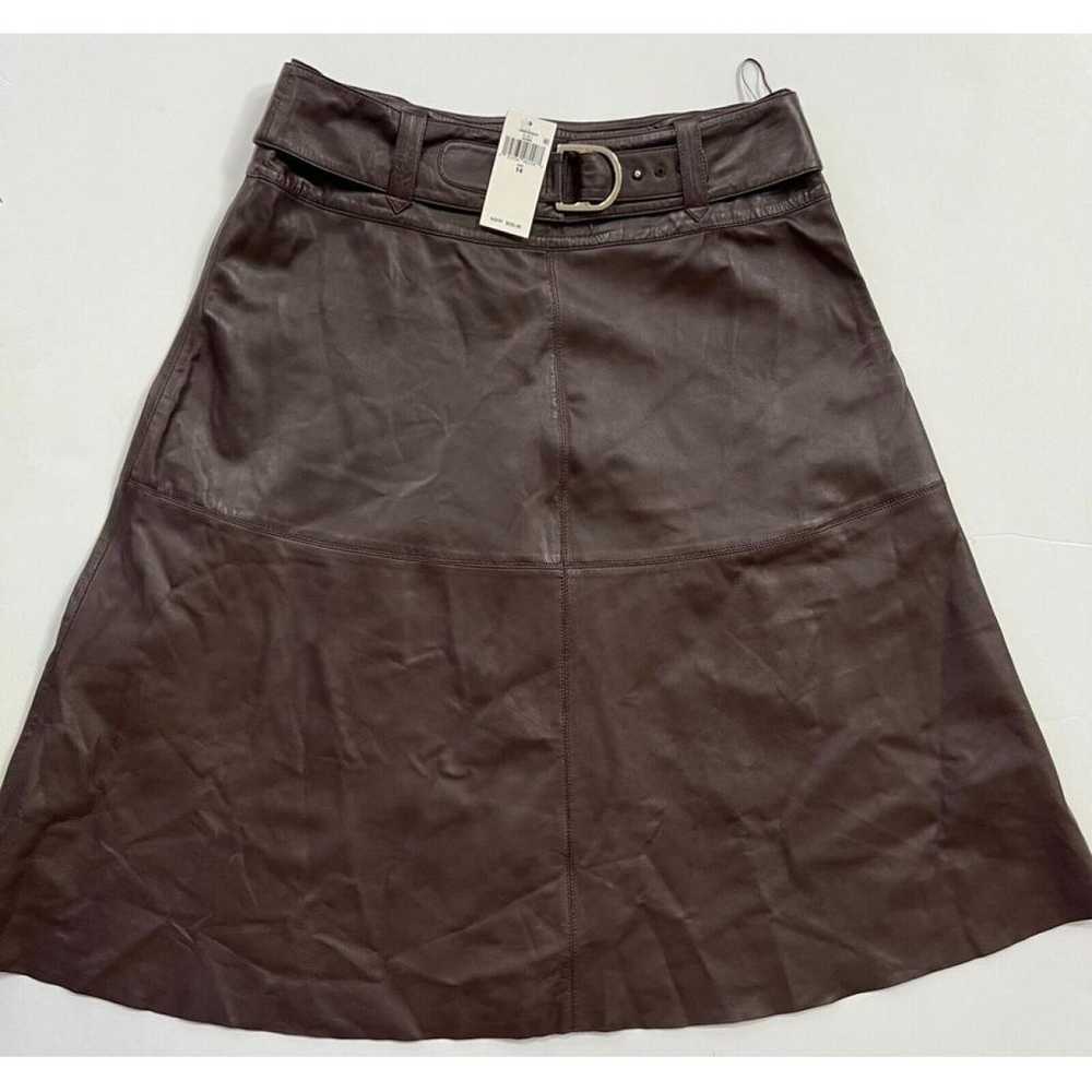 Lauren Ralph Lauren Leather mid-length skirt - image 10