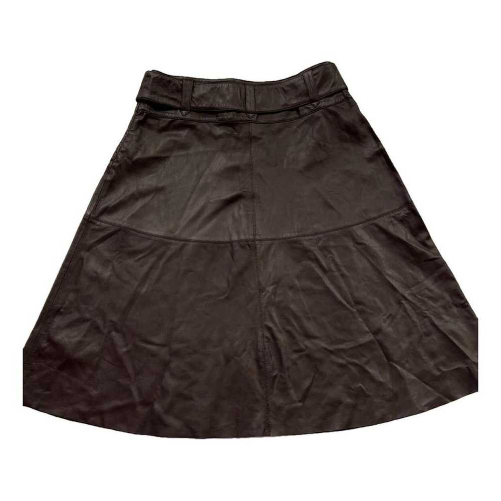 Lauren Ralph Lauren Leather mid-length skirt - image 2