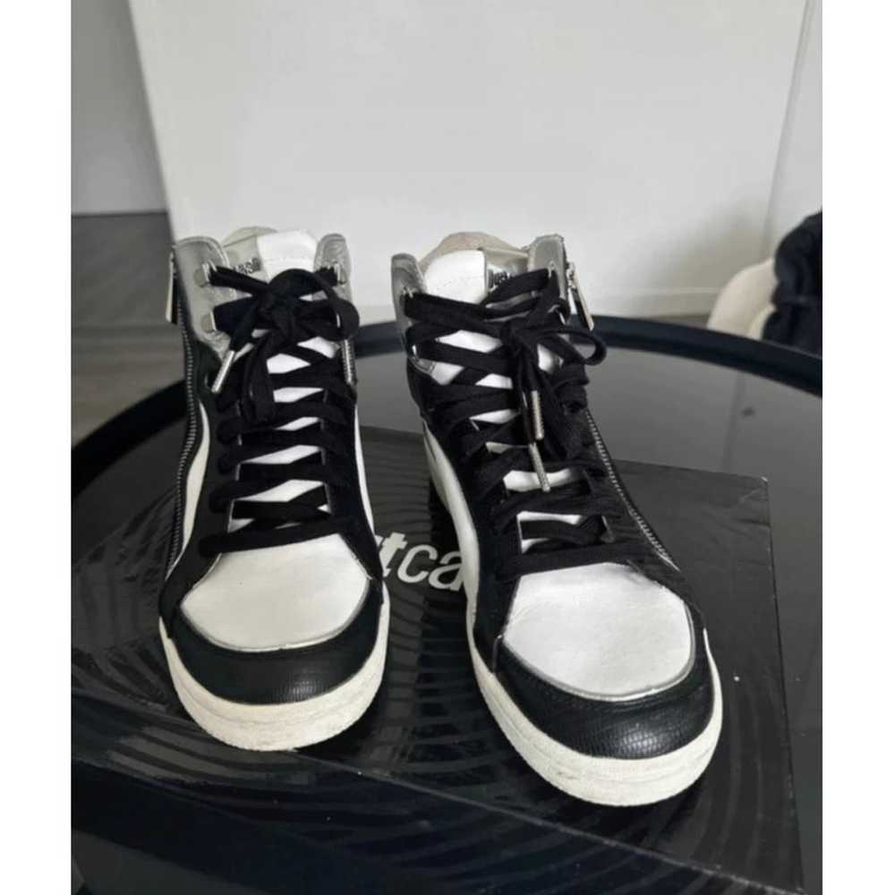 Just Cavalli Leather high trainers - image 3