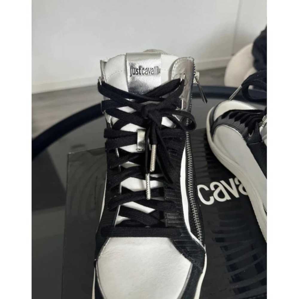 Just Cavalli Leather high trainers - image 6