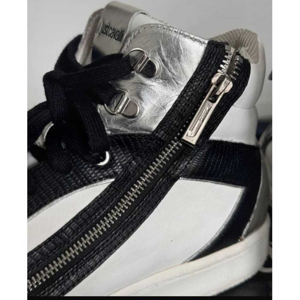 Just Cavalli Leather high trainers - image 8