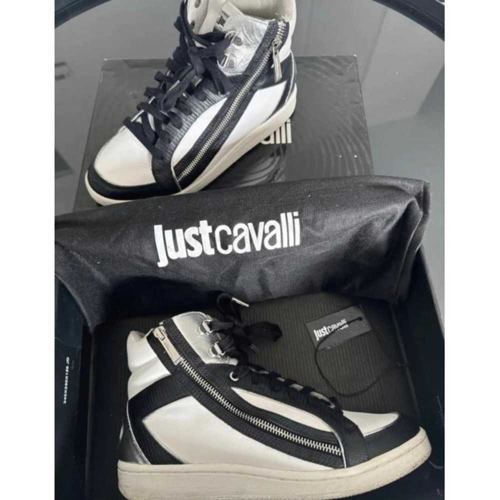 Just Cavalli Leather high trainers - image 9