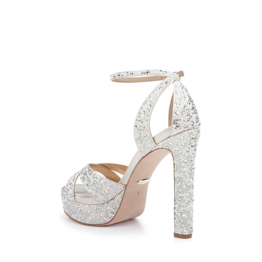 Badgley Mischka Silk heels - image 3