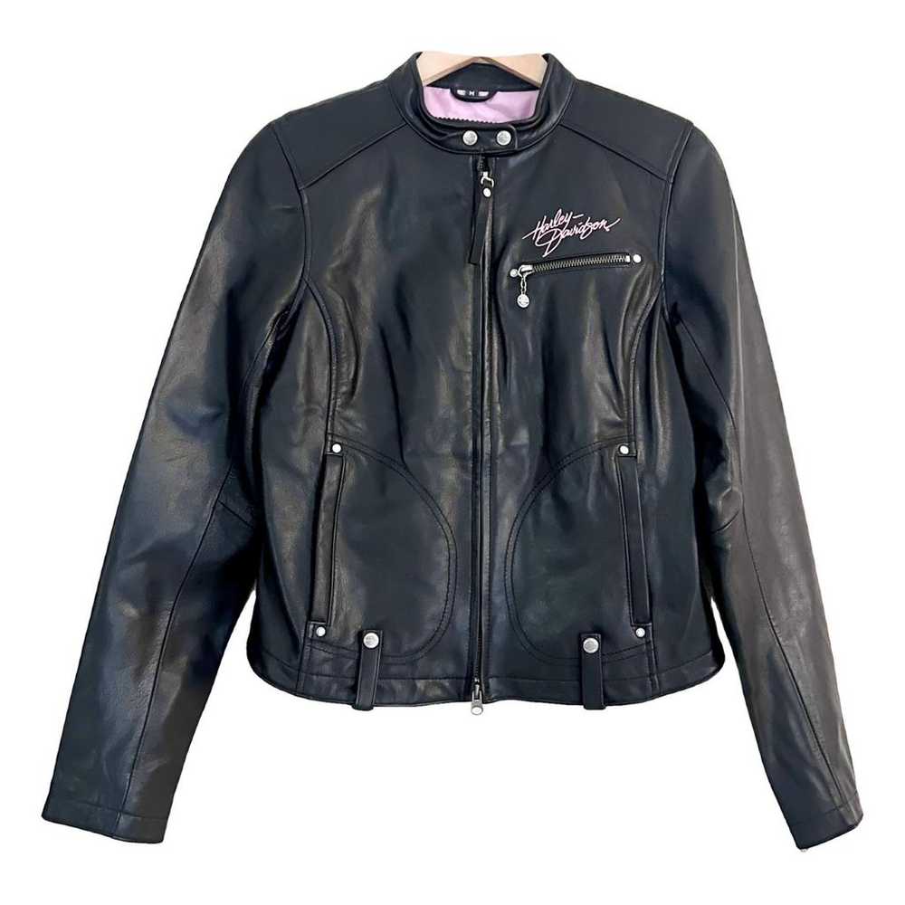 Harley Davidson Leather biker jacket - image 1