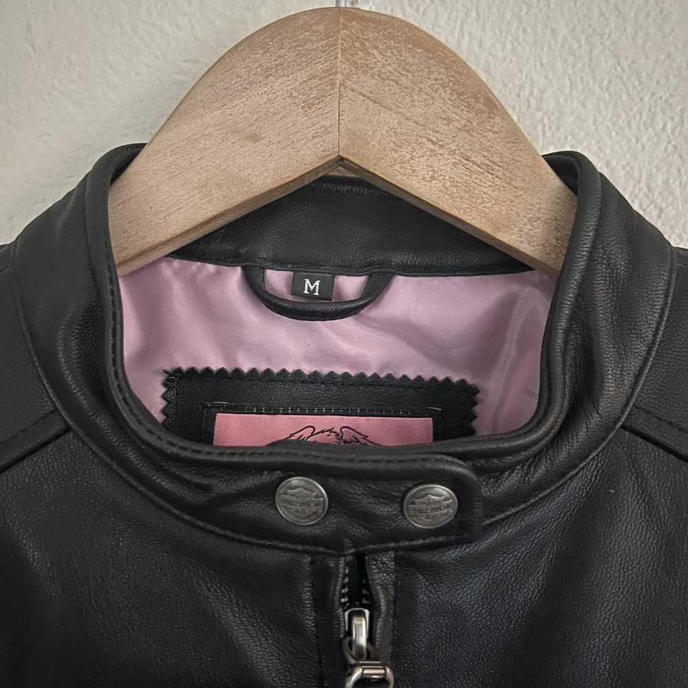 Harley Davidson Leather biker jacket - image 2