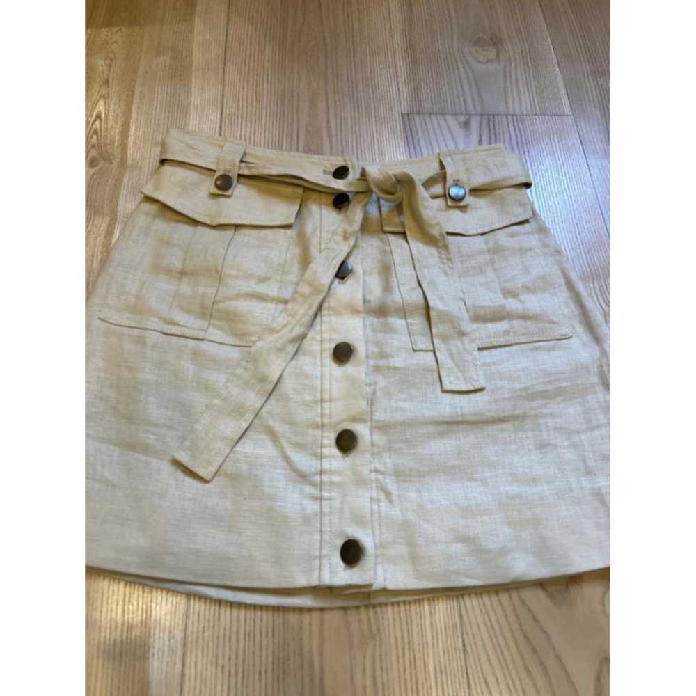 Lovers + Friends Linen mini skirt - image 2