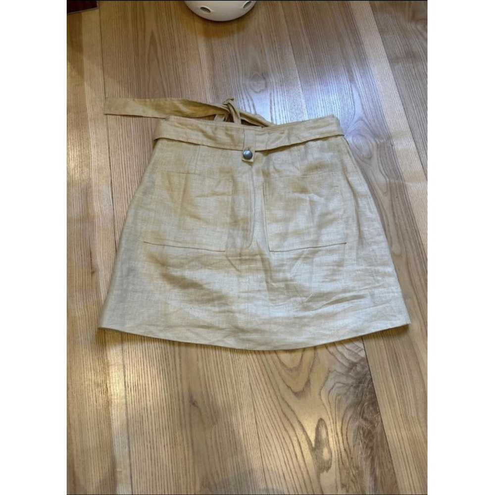 Lovers + Friends Linen mini skirt - image 3