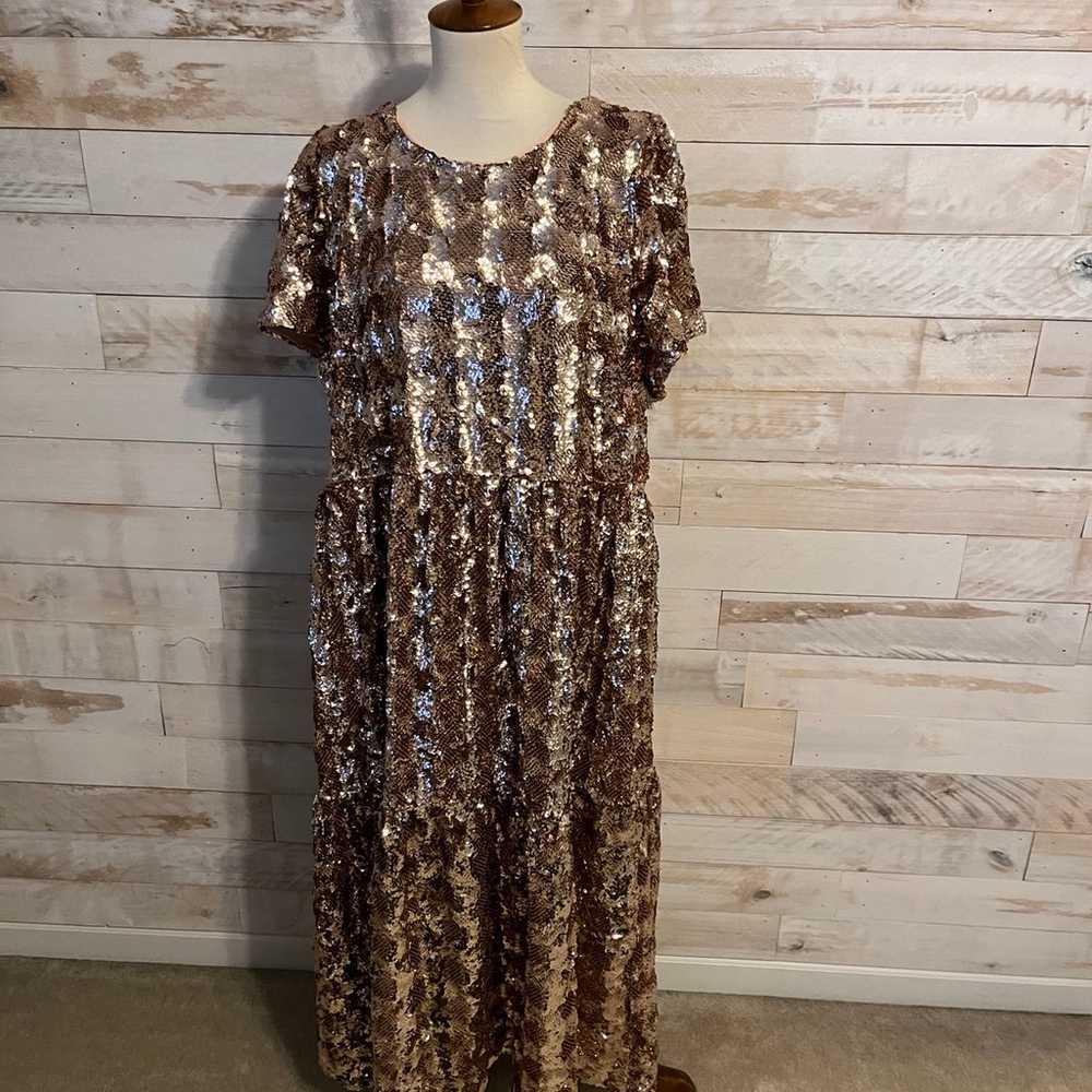 NWOT Anthropologie size XL midi dress - image 4