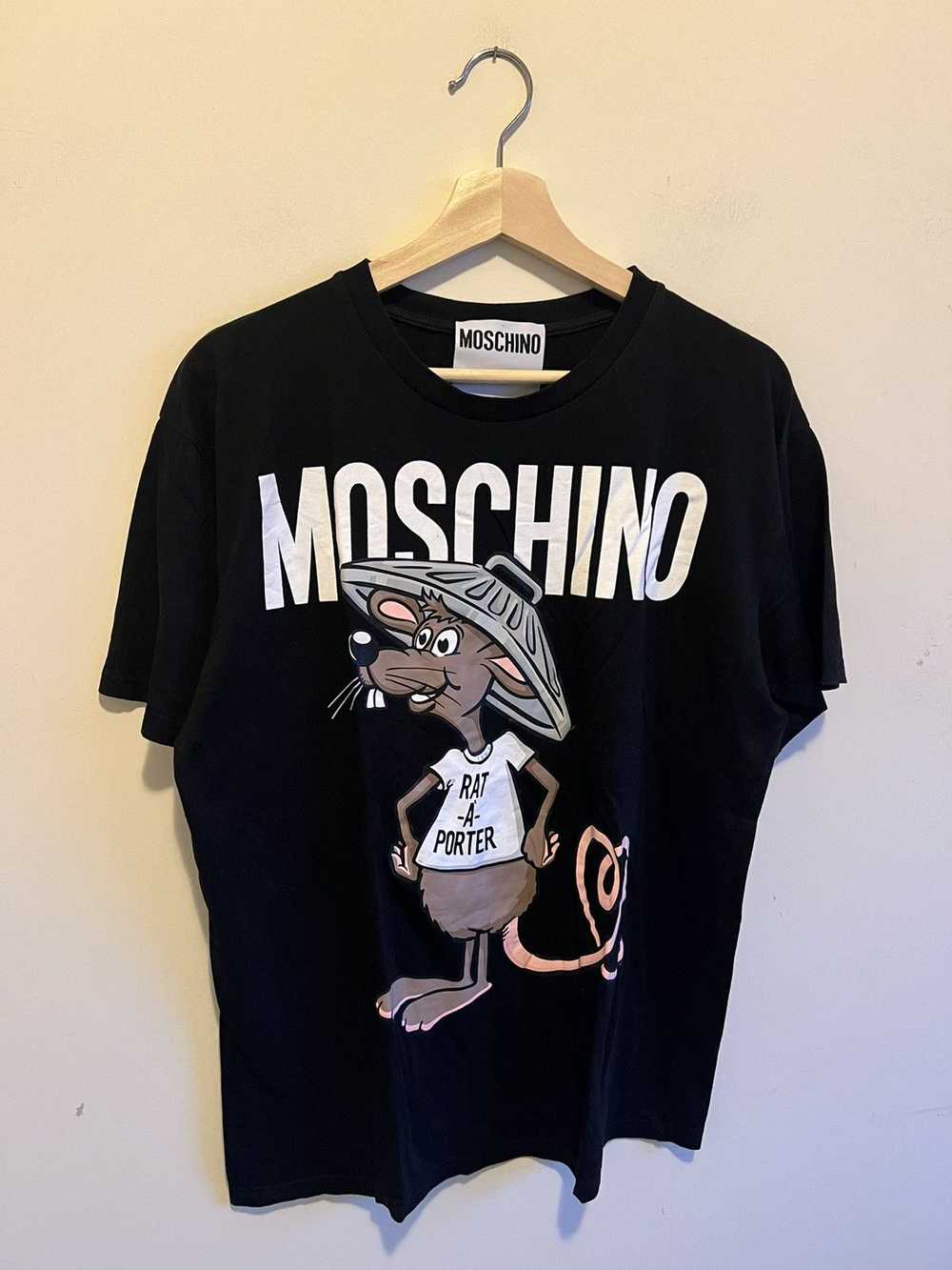 Moschino Moschino RAT A PORTER T-SHIRT - image 1