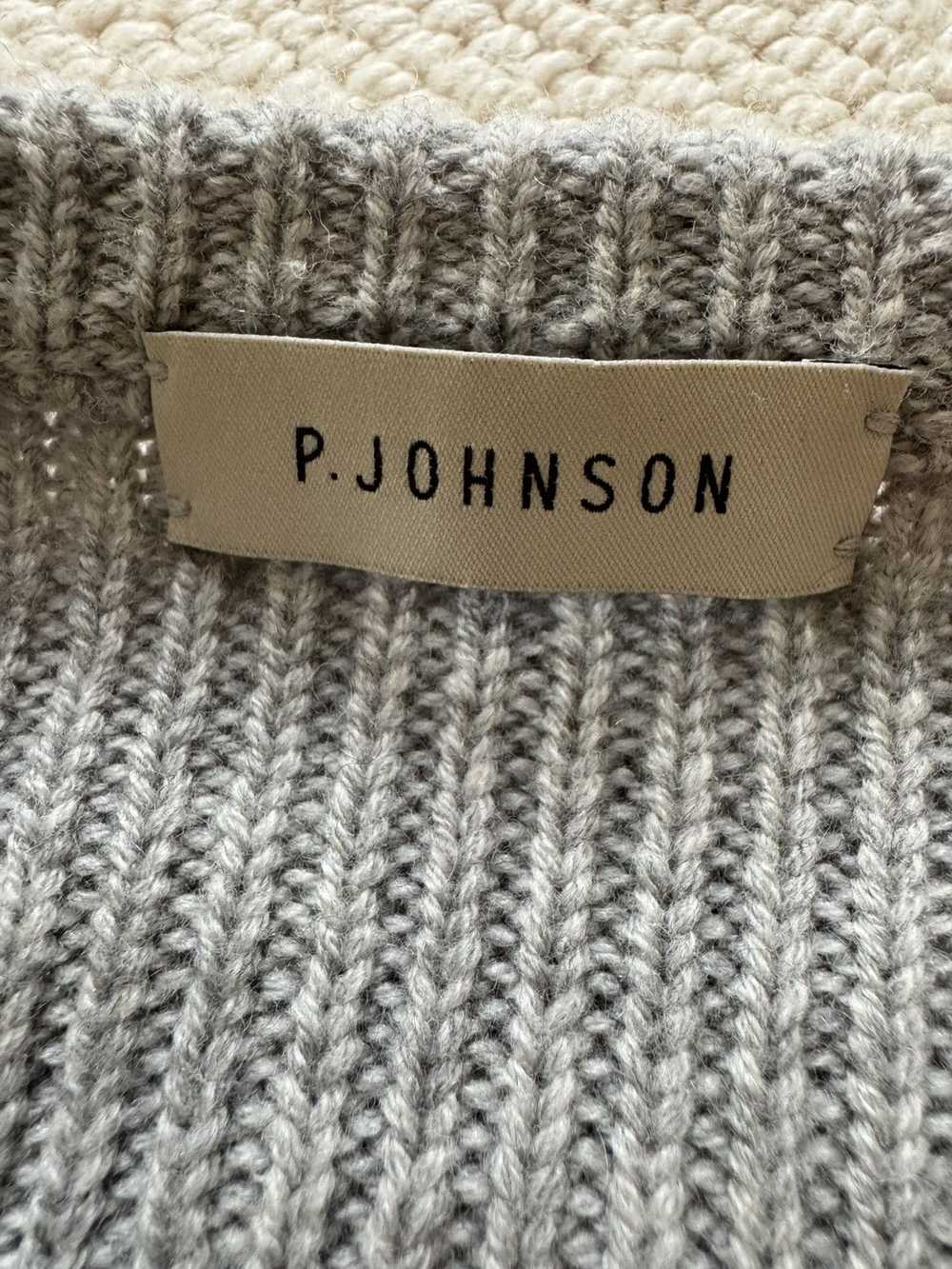 P. Johnson Chunky Merino Wool/Cashmere Pullover S… - image 3