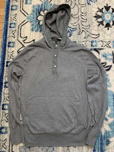 Banana Republic Button Neck Sweater Hoodie