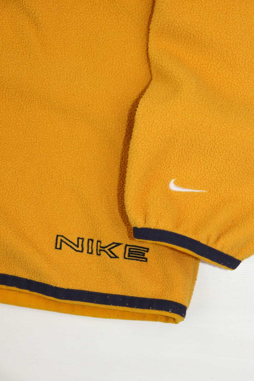 Nike × Vintage Nike Vintage Warm Yellow Fleece Cr… - image 5