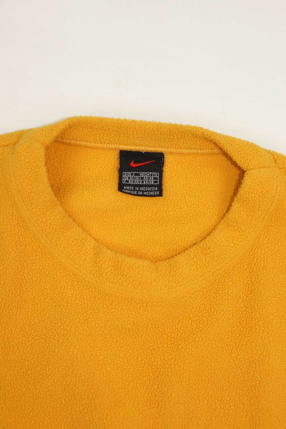 Nike × Vintage Nike Vintage Warm Yellow Fleece Cr… - image 8