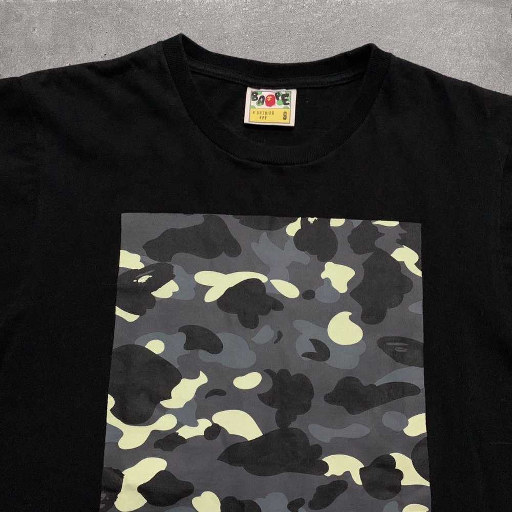 Bape Bape Small City Camo Archive Black Tee Glow … - image 5