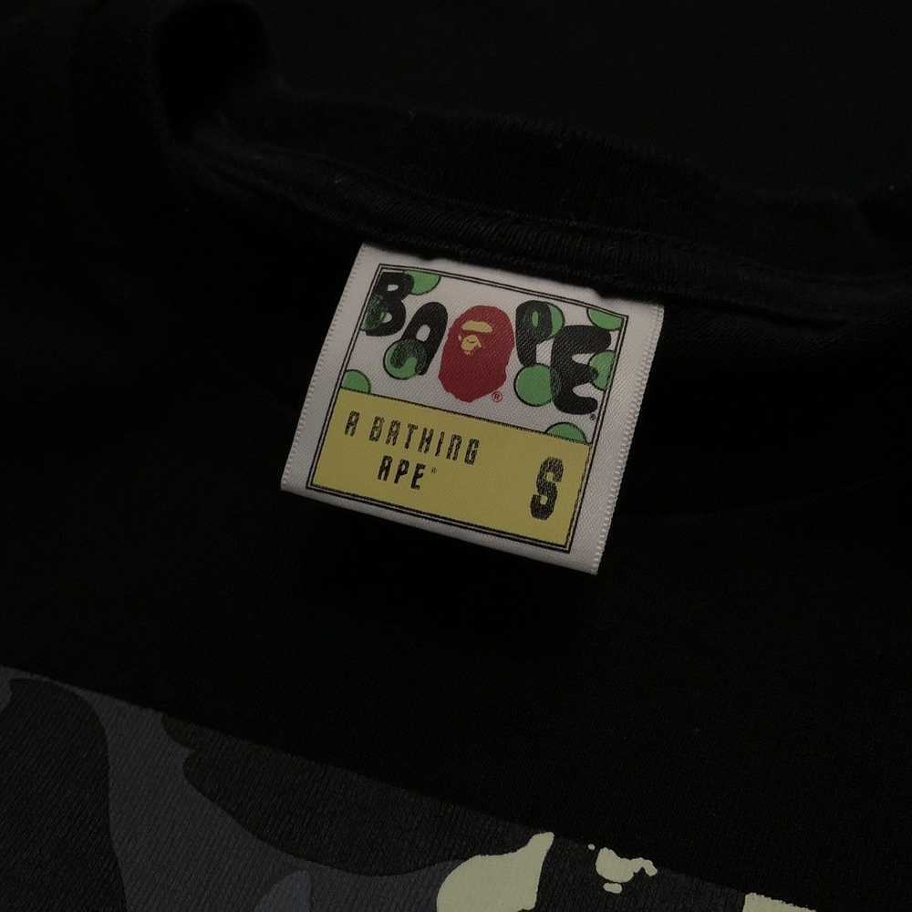 Bape Bape Small City Camo Archive Black Tee Glow … - image 6