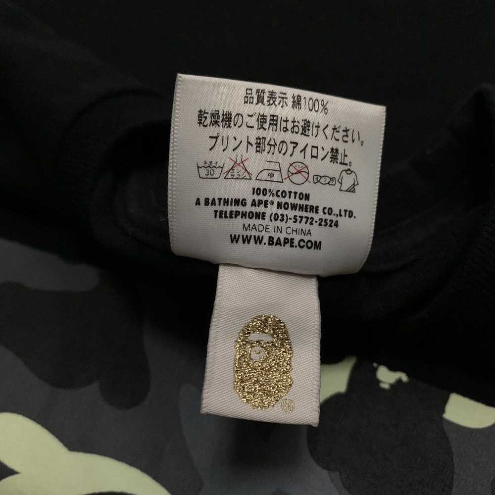 Bape Bape Small City Camo Archive Black Tee Glow … - image 7