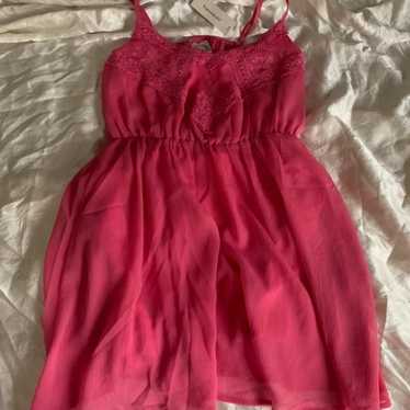 francescas pink light summer dress